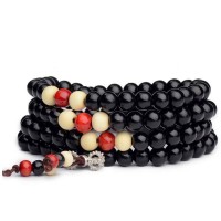 Sandalwood Buddhist Mala Beads Prayer Bracelets [14 Variations]