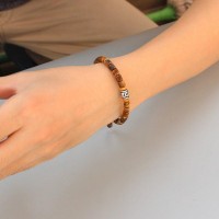 Adjustable Natural Sanderswood Prayer Beads Bracelet [Two Variants]
