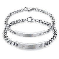 Zodiac Sign Silver Couple Bracelets [12 Variants]