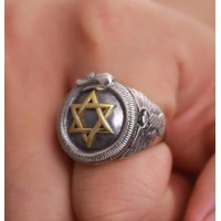 David's Star Unity Silver Ring