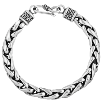 Birds Cage Medium Chain Silver Luxury Bracelet