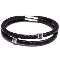Multi-layer Velvet Leather Bracelet [Two Variants]