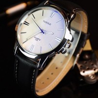 Vintage Sleek Leather Wristwatch [4 Variants]