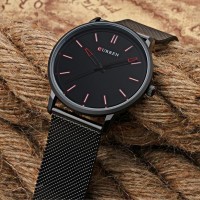 Sleek Minimalist Stainless Steel Watch [5 Variants]