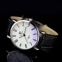 Elegant Business Leather Wristwatch [7 Variants]