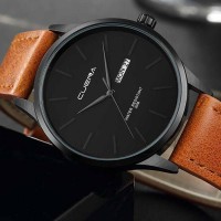 Elegant Minimalist Leather Wristwatch [5 Variants]