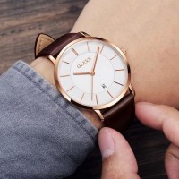 Luxury Slim Leather Business Watch [14 Variants]