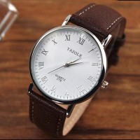 Vintage Masculine Leather Band Watch [2 Variants]