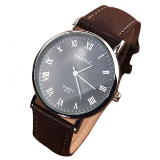 Vintage Masculine Leather Band Watch [2 Variants]