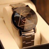 Clockwork Stainless Steel Quartz Watch [4 Variants]