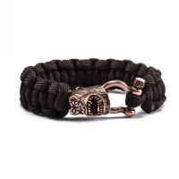 Gorilla Charm Braided Survival Para Cord Bracelet [6 Variants]
