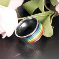 Rainbow Stainless Thumb-ring 