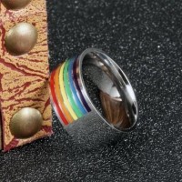 Rainbow Stainless Thumb-ring 