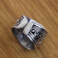 Handmade Antique Tibetan Thumb Ring