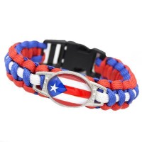 Team Puerto Rico Paracord Flag Bracelet