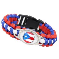 Team Puerto Rico Paracord Flag Bracelet