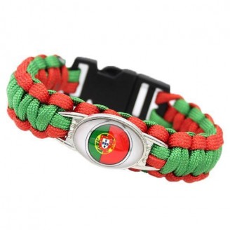 Team Portugal Paracord Flag Bracelet