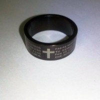 Holy Scriptures Inscribed Titanium Ring [3 Variants]