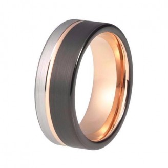 Tricolored Rose Gold Ring