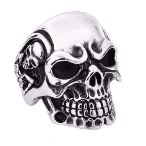 Punk Stainless Steel Skull Ring