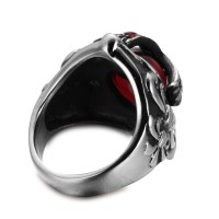 The Knights Templar Cross Stainless Steel Ring