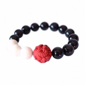 Black Obsidian Chinese Traditional Luck Bracelet