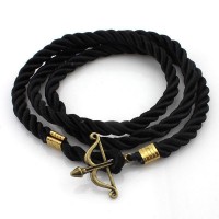 Archery Arrow & Bow Silk Rope Wraparound Bracelet [4 Variants ]