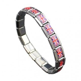 Support United Kingdom Stainless Steel Bracelet
