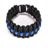 Blue Line Police Survival Paracord Bracelets [2 Variants]