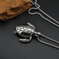 Calming Tortoise Charm Necklace