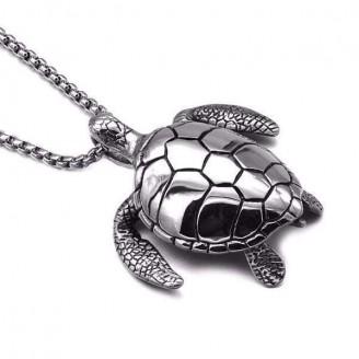Calming Tortoise Charm Necklace