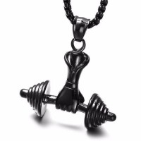 Weightlifter Barbell Charm Necklaces [3 Variants]
