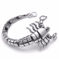 Fierce Stainless Steel Scorpion Bracelet
