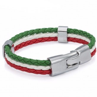 Flag Leather Unisex Bracelet [2 Variants]