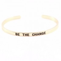 Positive Mantra Inspirational Quote Bangle Bracelet [9 Variants]