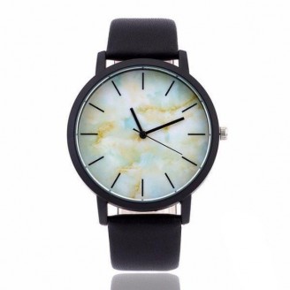Creole Marble Deluxe Leather Watch