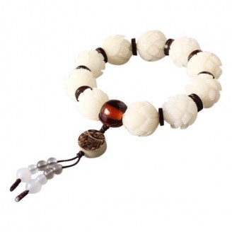 Bodhi Seed Lotus Flower Prayer Beads Bracelets