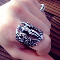 Surreal Archangel Luxury Silver Ring