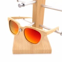 Hazel Sepia Wayfarer Bamboo Wood Sunglasses [2 Variants]