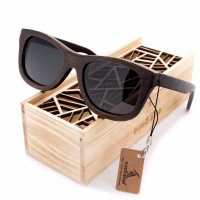 Preppy Wayfarer Bamboo Wood Sunglasses [3 Variants]