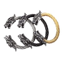 Dos Dragones Helix Stainless Steel Bracelet [3 Variants]