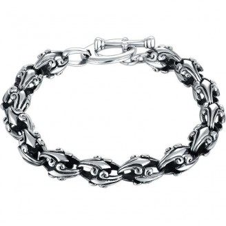 Royal European Corinthian Silver Chain Luxury Bracelet