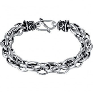 Multus Cable Link Silver Chain Luxury Bracelet