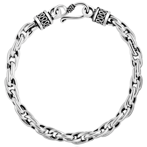 Tidal Twist Niagara Silver Bracelet