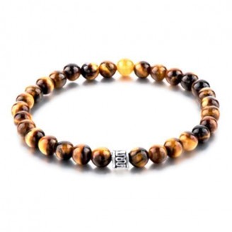 Tiger Eye Beads Charm Bracelets [2 Variants]