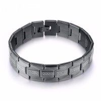 Geometric Steel Plate Bracelet [4 Variant]
