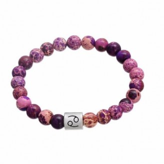 Bohemian Purple Beads Zodiac Bracelet [12 Variations]