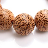Speckled Wood Beads Buddhist Prayer Bracelet