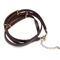 Vintage Multilayer Leather Quote Arrow Bracelet [2 Variations]