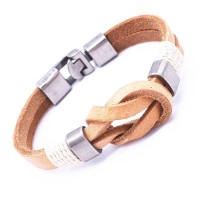 Nautical Charm Leather Wrap Bracelet [15 Variations]